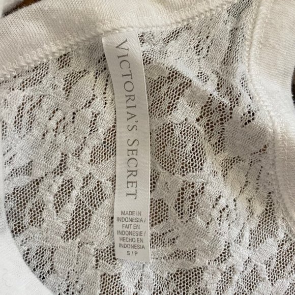 Victoria's Secret Polka Dot Lace Back Tank - Picture 3 of 3